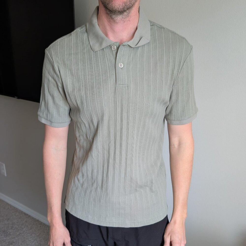 H&M Men's Short Sleeve Polo Slim Fit MEDIUM